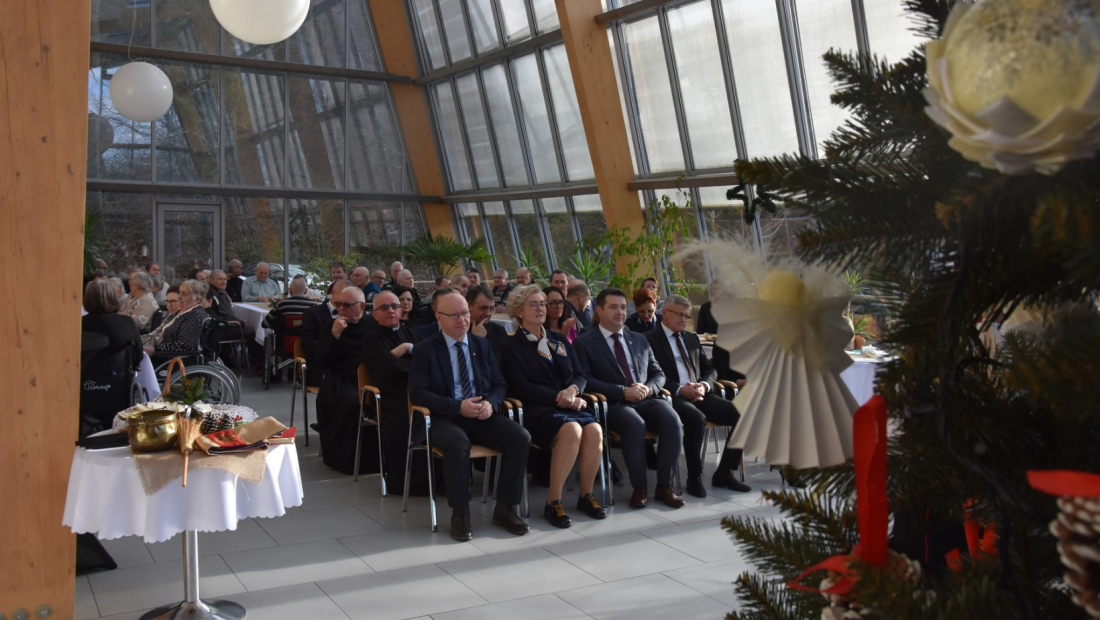 Opłatek w Zakładzie Opieki Długoterminowej w Makowie Podhalańskim.