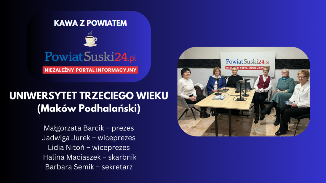 Kawa z Powiatem - Uniwersytet Trzeciego Wieku (Maków Podhalański). 