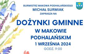 Dożynki Gminne w Makowie Podhalańskim.