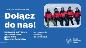 Zostań ratownikiem Grupy Beskidzkiej GOPR!