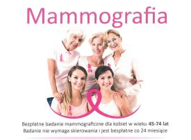Bezpłatne Badania Mammograficzne - Maków Podhalański. 