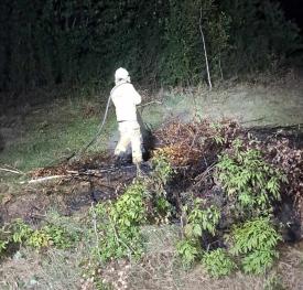 Wieczorna interwencja Straży Pożarnej w Bystrej Podhalańskiej.