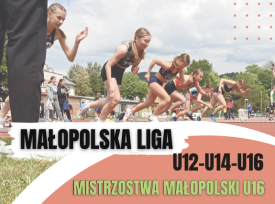 Zapraszamy na lekkoatletyczne Mistrzostwa Małopolski U16.