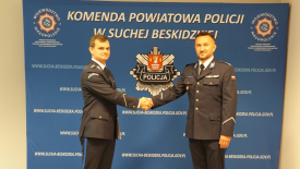 I Zastępca Komendanta Powiatowego Policji w Suchej Beskidzkiej.