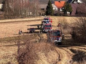 Ogromny pożar w Zachełmnej.