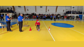 IV Halowe Młodzieżowe Zawody Sportowo-Pożarnicze w Sidzinie.