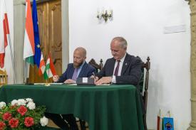 Odnowienie Umowy Partnerskiej pomiędzy Suchą Beskidzką a Jászberény.