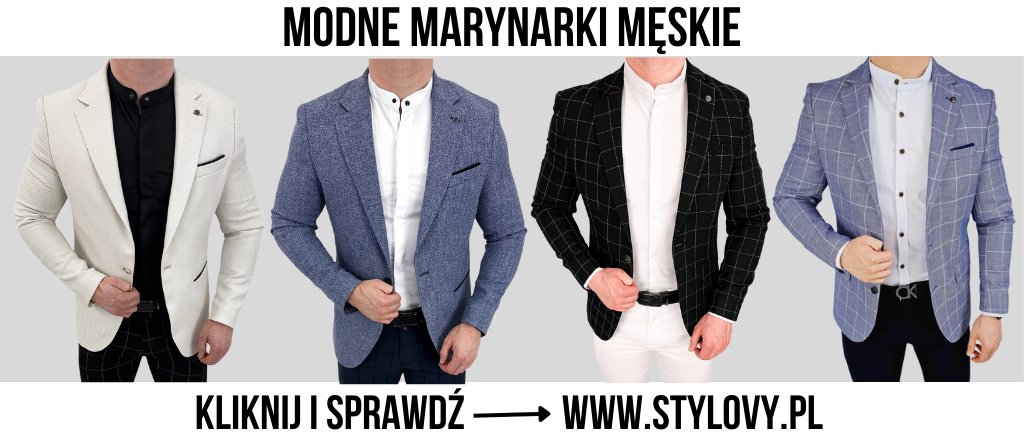 marynarki męskie